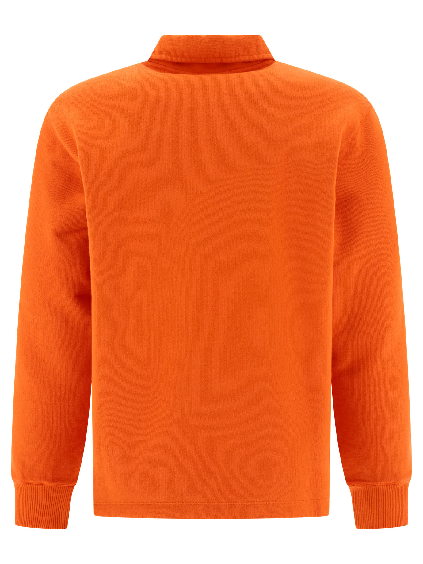 STONE ISLAND Orange Sweatshirt with printed logo